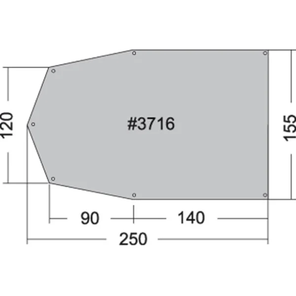 Tatonka Tent Underlay 250x155cm 1