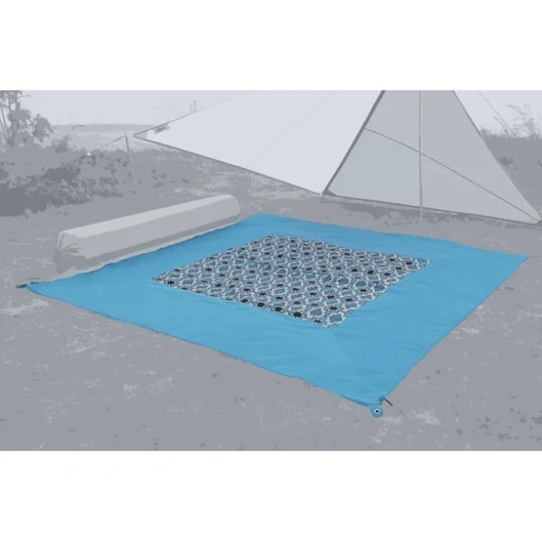 Bent Tapis Caribbean, Turquoise 3