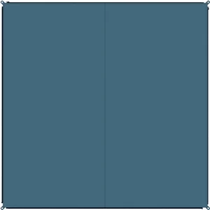 Bent Plain Tapis, Gris 9