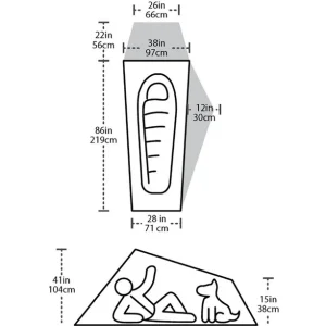 Big Agnes Seedhouse SL1 Tente, Olive 15