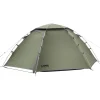 CAMPZ Drenthe 2P TC Tente, Vert/gris 20