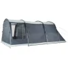 CAMPZ Gelderland 4P PES Tente, Bleu/gris 22