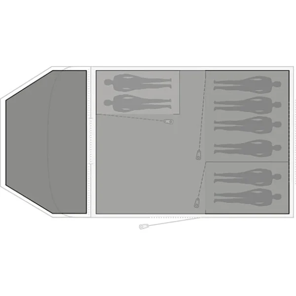 Easy Camp Palmdale 800 Lux Footprint, Noir 3