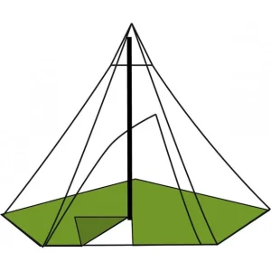 Helsport Pasvik 10-12 Bâche De Sol Pour Tente 6 Angles 12