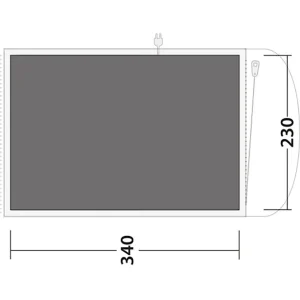 Outwell Ashwood 3 Footprint, Gris magasin paris 6