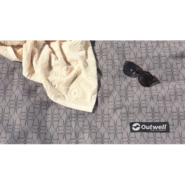 Outwell Springville 4SA Tapis Tissé Plat, Gris/noir nouveau produit 1