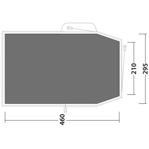 Outwell Springwood 5 Bâche De Sol, Gris Meilleur Prix Garanti 6