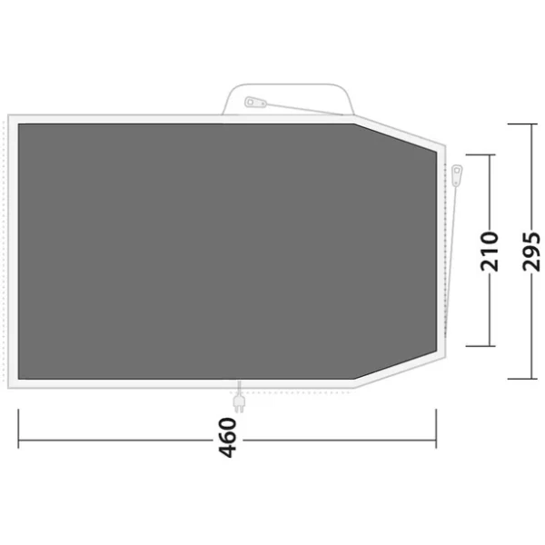 Outwell Springwood 5 Bâche De Sol, Gris Meilleur Prix Garanti 3