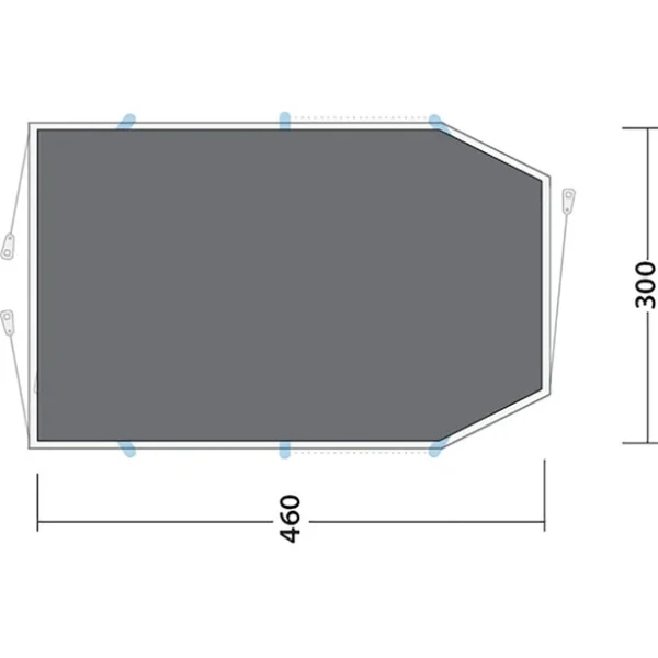 Outwell Starhill 5 Footprint, Gris 3