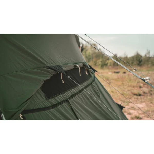 l'unique style Outwell Yosemite Lake 5TC Tente, Olive/blanc 5