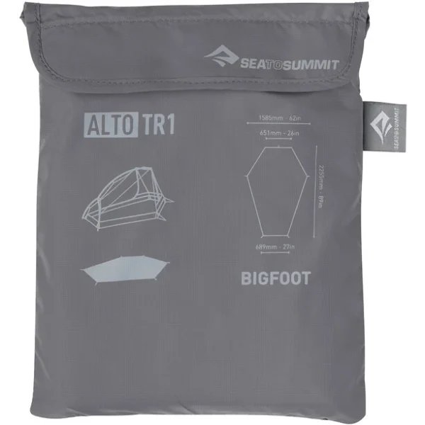 Sea To Summit Alto TR1 BigFoot Bâche De Sol, Gris 7