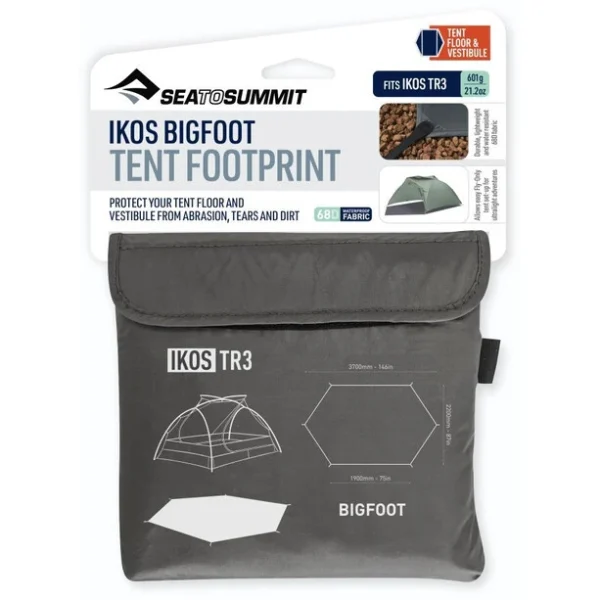 Sea To Summit Ikos TR Footprint 3 Person, Gris REMISE allant 3