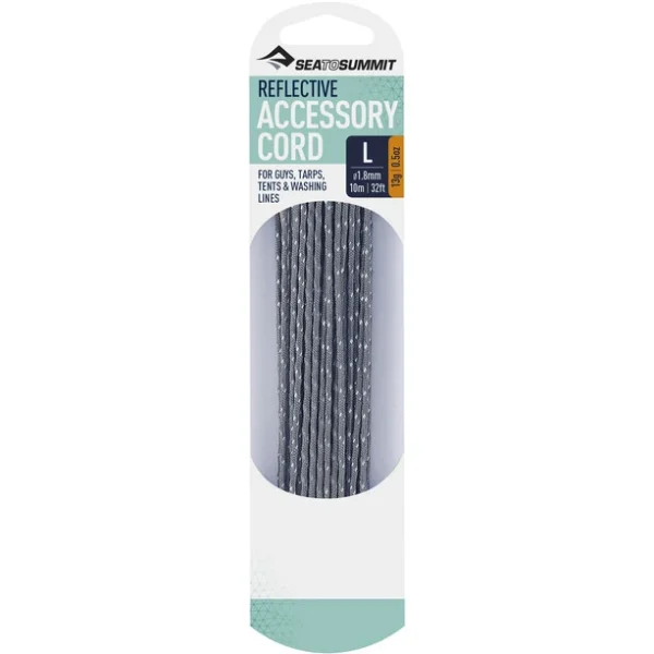 Sea To Summit Reflective Corde Pour Accessoires 1,8mm/10m, Gris 1