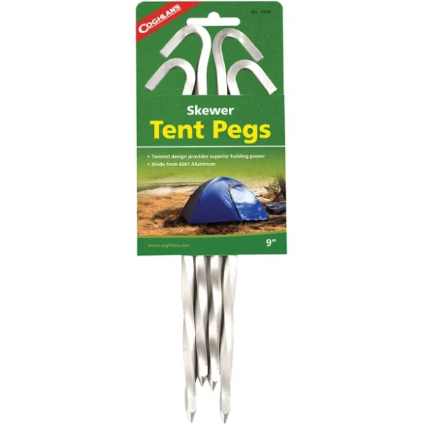 Neuve avec étiquette Coghlans Piquets De Tente Aluminium Torsadé 1