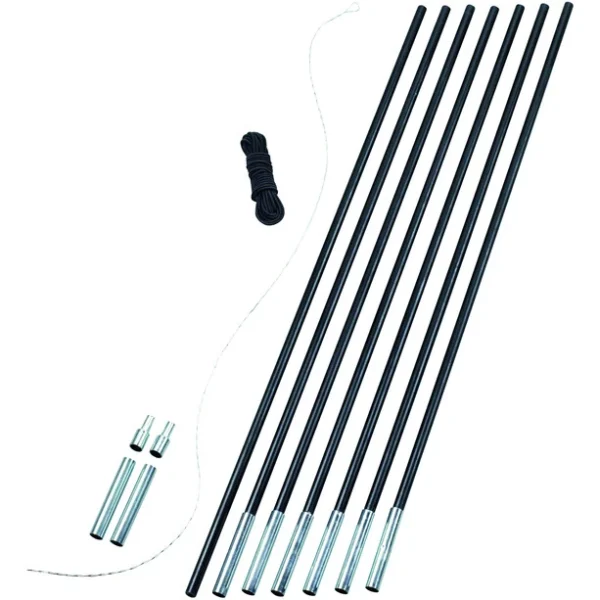 De Qualité Easy Camp Pole DIY Set 9,5mm, Noir 1