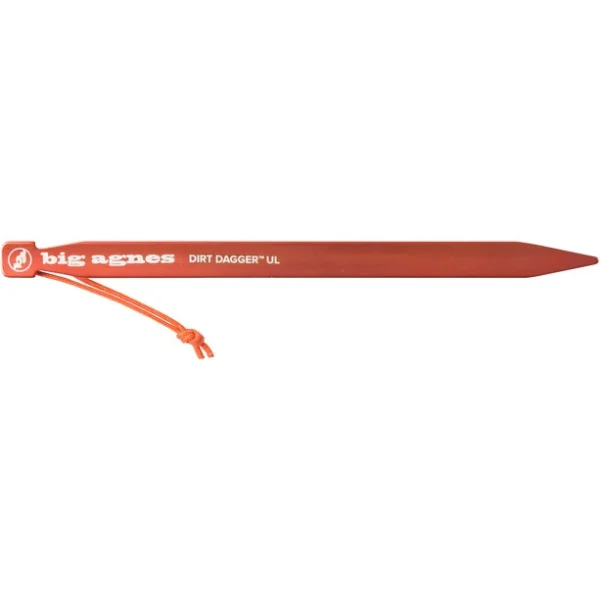 Top ventes Big Agnes Dirt Dagger UL Piquets De Tente 10″ Paquet De 30, Orange 1