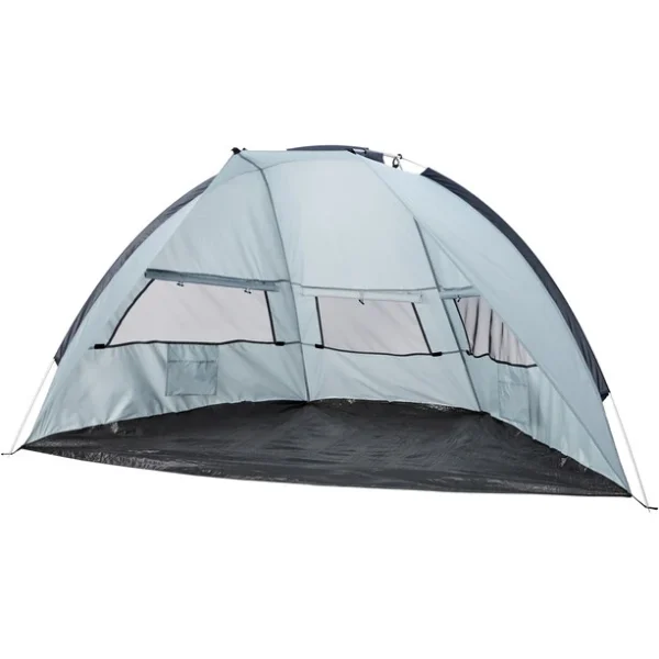 site pas cher CAMPZ AL UV 50+ Sun Shelter Trapezium, Gris/bleu 3