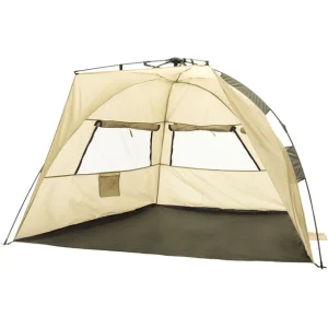 CAMPZ OT UV 50+ Tente De Plage Trapèze, Beige/gris fashion pas cher 11