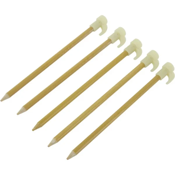 CAMPZ Sardines De Tente 20cm Phosphorescent Tête En Plastique, Jaune beauté 1