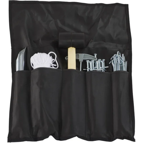Service Clients Dédié CAMPZ Kit D’accessoires De Tente 50 Pièces, Argent 3