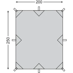 Nordisk Voss 5 ULW Bâche De Toit, Vert beauté 15