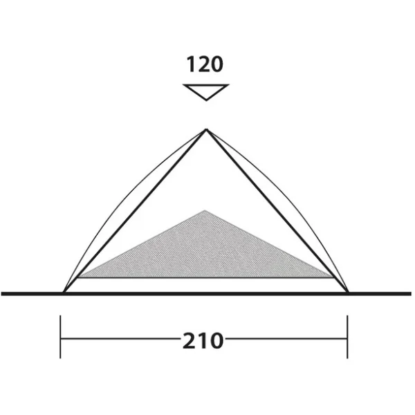 Outwell Formby Beach Shelter, Bleu/gris soldes en ligne 7