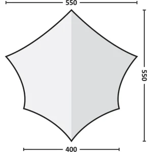 à prix promos Spatz Hexawing 550 BTC Bâche De Sol, Beige 6