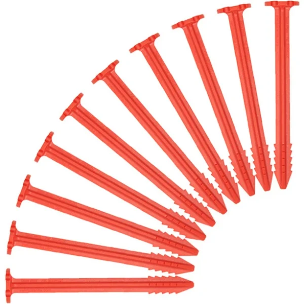 SwissPiranha RT120 Piquets De Tente 10 Pièces Avec Sac Säckli, Rouge en france 1