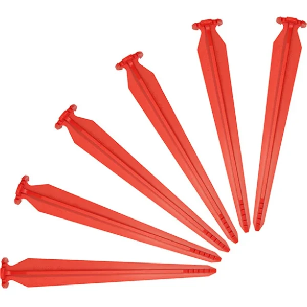 SwissPiranha RT220 Piquets De Tente 6-pièces, Rouge achat pas cher 1