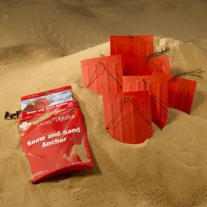 vente luxe pas cher SwissPiranha Snow & Sand Peg 6-Pieces With Säckli Bag, Rouge 9