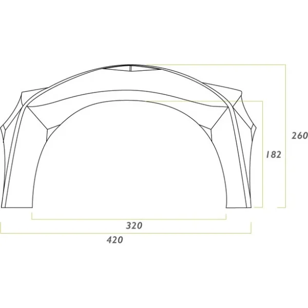 marque pas cher Zempire Aerobase 4 Pavillon Avec 1 Mur 5